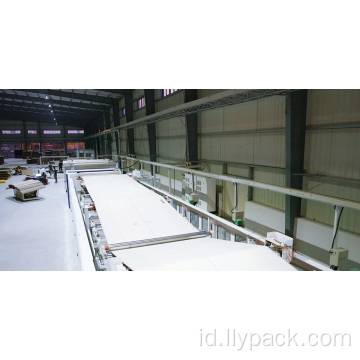 3/5/7 Lapisan Corrugated Board Line Produksi Facer Ganda